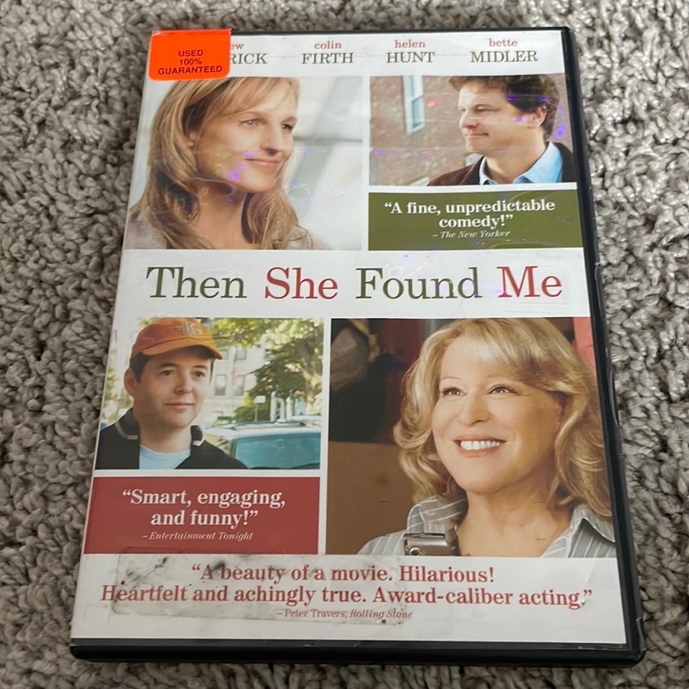 Then she found me on DVD